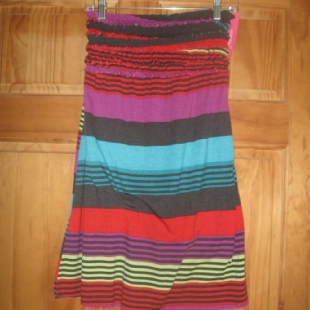 Xhilaration Striped Coverup